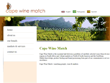 Tablet Screenshot of capewinematch.com
